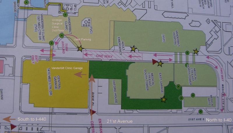 Map to TVC Clinic